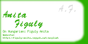 anita figuly business card